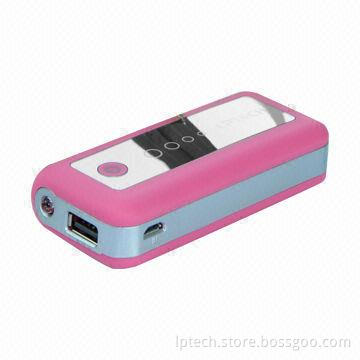 LED Power Bank, 5,600mAh Universal Portable Mobile Phone Chargers, with CE/FCC/RoHS Certificate